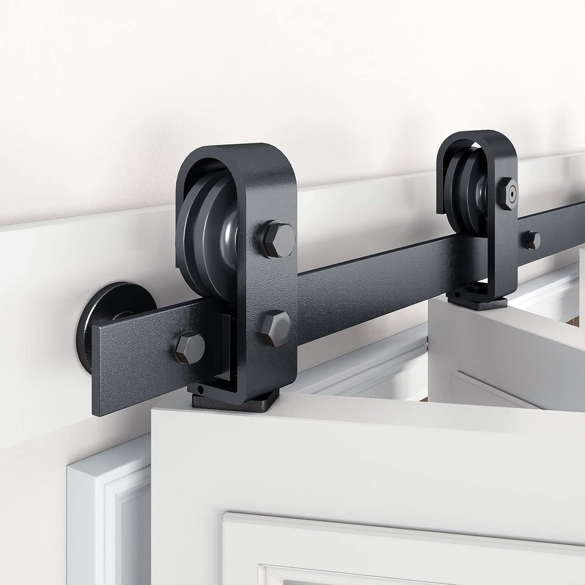Bifold Sliding Barn Door Hardware,Top Mount Installation,Heavy Duty R