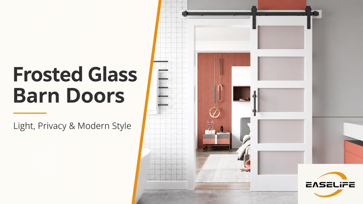 Frosted Glass Barn Doors: Light, Privacy &amp; Modern Style