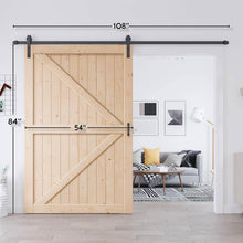 Load image into Gallery viewer, EaseLife Sliding Barn Door with Barn Door Hardware Kit &amp; Handle Included,DIY Assemblely,Easy Install,Apply to Interior Rooms &amp; Storage Closet,K-Frame,Natural