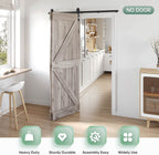 Bifold Sliding Barn Door Hardware Track Kit,Side Mounted Black Roller,Smoothly and Quietly,Assembly Easy (Door Not Included)