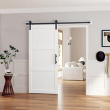 Load image into Gallery viewer, 3-Panel Manufactured Wood Barn Door with Installation Hardware Kit
