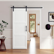 Load image into Gallery viewer, 3-Panel Manufactured Wood Barn Door with Installation Hardware Kit