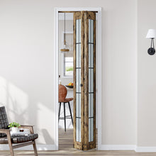 Load image into Gallery viewer, Glass And Manufactured Wood Bi-Fold Door With Installation Hardware Kit