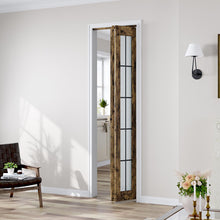 Load image into Gallery viewer, Glass And Manufactured Wood Bi-Fold Door With Installation Hardware Kit