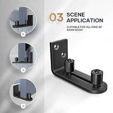 Load image into Gallery viewer, EaseLife Sliding Barn Door Bottom Floor Guide - Barn Door Hardware for DIY Users, Adjustable Ball Bearing Rollers, Wall-Mount, Flush-Bottom for Sleek Look, Side Access for Easy Install, Stability &amp; Support