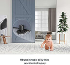EaseLife Sliding Barn Door Bottom Floor Guide - Barn Door Hardware for DIY Users, Adjustable Ball Bearing Rollers, Wall-Mount, Flush-Bottom for Sleek Look, Side Access for Easy Install, Stability & Support