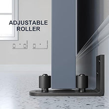 Load image into Gallery viewer, EaseLife Sliding Barn Door Bottom Floor Guide - Barn Door Hardware for DIY Users, Adjustable Ball Bearing Rollers, Wall-Mount, Flush-Bottom for Sleek Look, Side Access for Easy Install, Stability &amp; Support