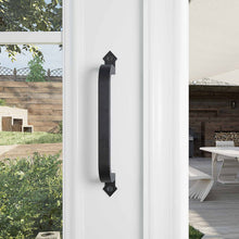 Load image into Gallery viewer, EaseLife Barn Door Pull Handle,Rustic Black Cast Iron Grab,Easy Install…