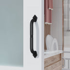 EaseLife Barn Door Pull Handle,Rustic Black Cast Iron Grab,Easy Install…