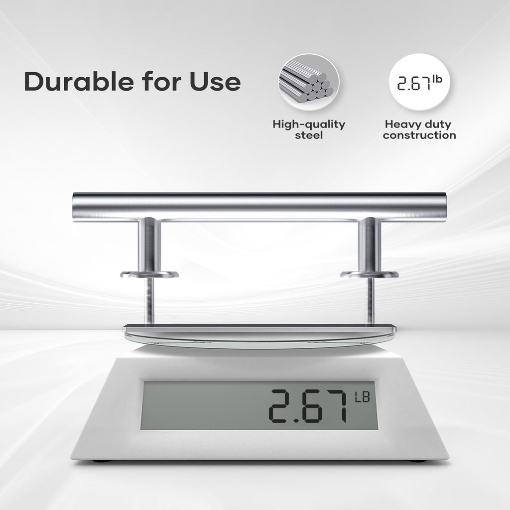 EaseLife 12" Sliding Barn Door Pull Handle with Flush Hardware Set,Stainless Steel,Heavy Duty,Brushed Finish,Anti-Rust Anti-Corrosion,Easy Install