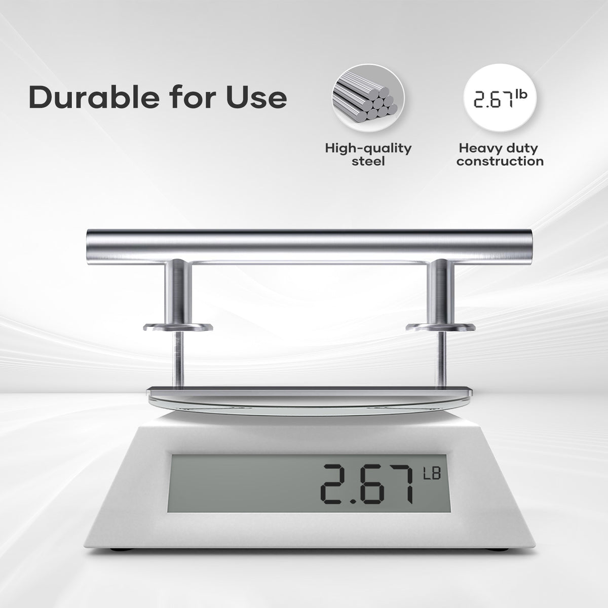 EaseLife 12" Sliding Barn Door Pull Handle with Flush Hardware Set,Stainless Steel,Heavy Duty,Brushed Finish,Anti-Rust Anti-Corrosion,Easy Install
