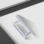 EaseLife 12" Sliding Barn Door Pull Handle with Flush Hardware Set,Stainless Steel,Heavy Duty,Brushed Finish,Anti-Rust Anti-Corrosion,Easy Install