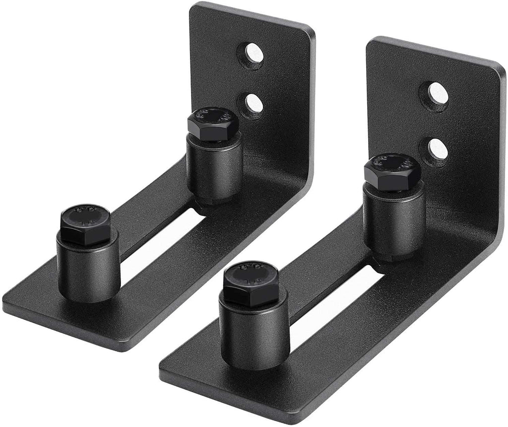 EaseLife Sliding Barn Door Bottom Floor Guide,Adjustable Roller,Wall Mount System,Flush Flat Bottom Design,2 Assemble Setup Options,Fit All Size Door