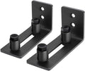 EaseLife Sliding Barn Door Bottom Floor Guide,Adjustable Roller,Wall Mount System,Flush Flat Bottom Design,2 Assemble Setup Options,Fit All Size Door