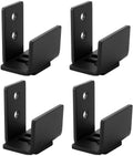 EaseLife Sliding Barn Door Bottom Floor Guide,Adjustable Roller,Wall Mount System,Flush Flat Bottom Design,2 Assemble Setup Options,Fit All Size Door