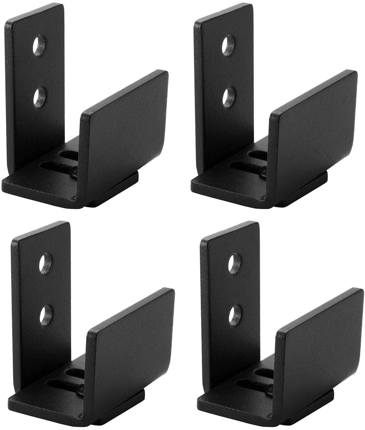 EaseLife Sliding Barn Door Bottom Floor Guide,Adjustable Roller,Wall Mount System,Flush Flat Bottom Design,2 Assemble Setup Options,Fit All Size Door