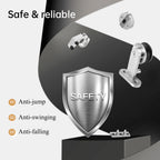 EaseLife Modern Stainless Steel Sliding Barn Door Hardware Track Kit,Top Mount,Anti-Rust,Slide Smoothly Quietly,Easy Install