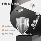 EaseLife  Stainless Steel Sliding Barn Door Hardware Track Kit,Heavy Duty,Anti-Rust Anti-Corrosion,Slide Smoothly Quietly,Easy Install