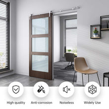 Load image into Gallery viewer, EaseLife  Stainless Steel Sliding Barn Door Hardware Track Kit,Heavy Duty,Anti-Rust Anti-Corrosion,Slide Smoothly Quietly,Easy Install