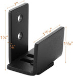 EaseLife Sliding Barn Door Bottom Floor Guide,Adjustable Roller,Wall Mount System,Flush Flat Bottom Design,2 Assemble Setup Options,Fit All Size Door