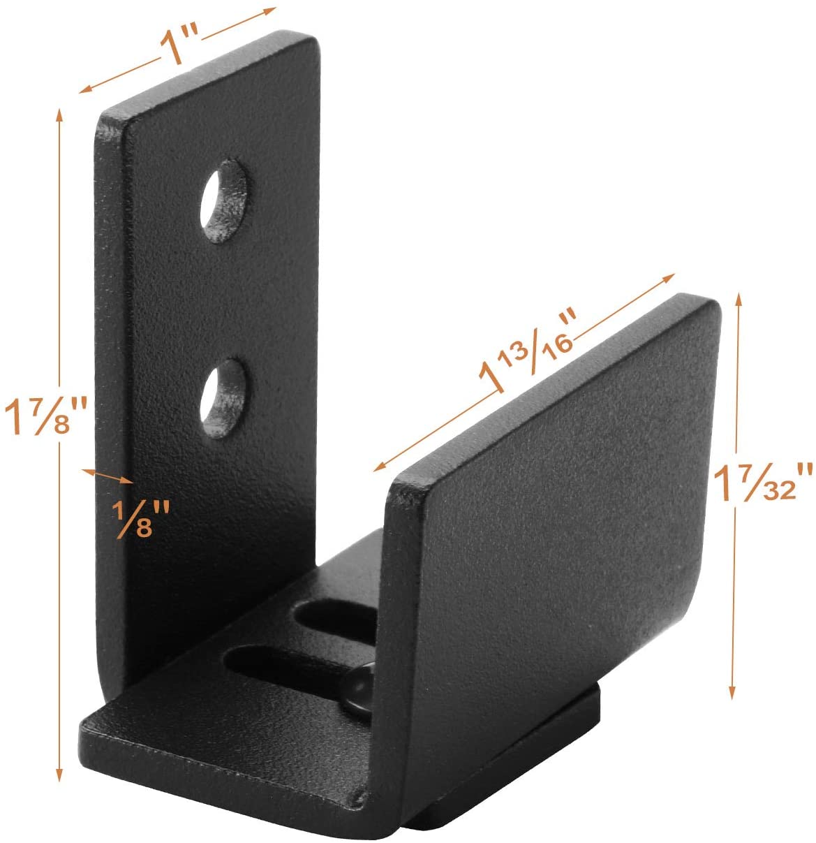 EaseLife Sliding Barn Door Bottom Floor Guide,Adjustable Roller,Wall Mount System,Flush Flat Bottom Design,2 Assemble Setup Options,Fit All Size Door