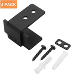 EaseLife Sliding Barn Door Bottom Floor Guide,Adjustable Roller,Wall Mount System,Flush Flat Bottom Design,2 Assemble Setup Options,Fit All Size Door