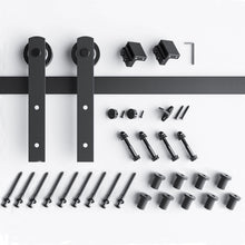 Load image into Gallery viewer, EaseLife Heavy Duty Sliding Barn Door Hardware Track Kit,Straight Pulley,Slide Smoothly Quietly,Easy Install